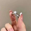 Stylish Personalized Double-layer Star Zircon Ring For Women