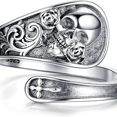 Retro Artistic Skull Ring For Women